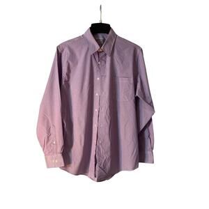 Van Heusen Purple Men's Dress Shirt 16 1/2 34/35